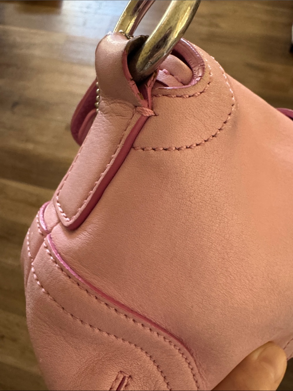 Coach y2k 3683 Soho leather crossbody bag baby pink RARE 💕 - Picture 10 of 16
